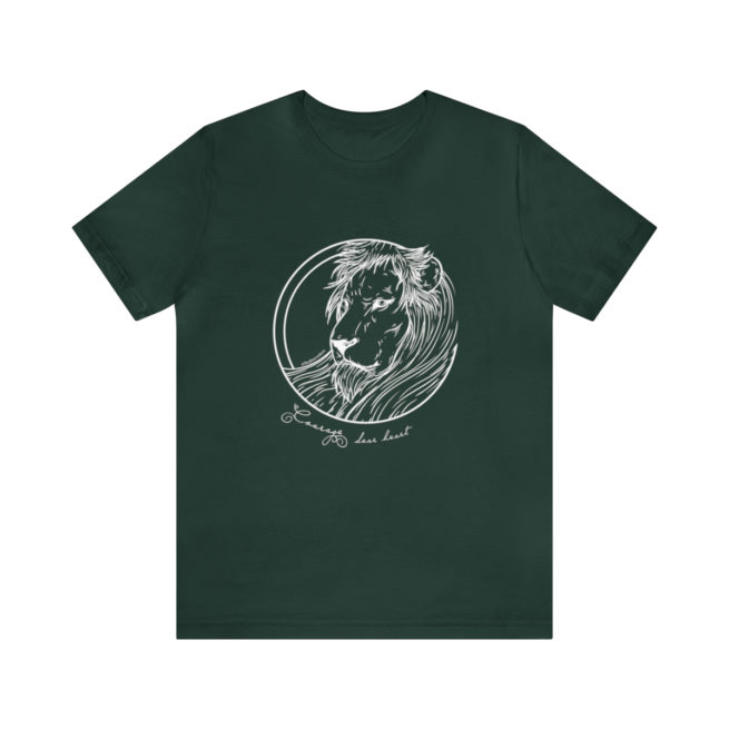 Courage Dear Heart Narnia Writer and Author T-shirt - Image 85