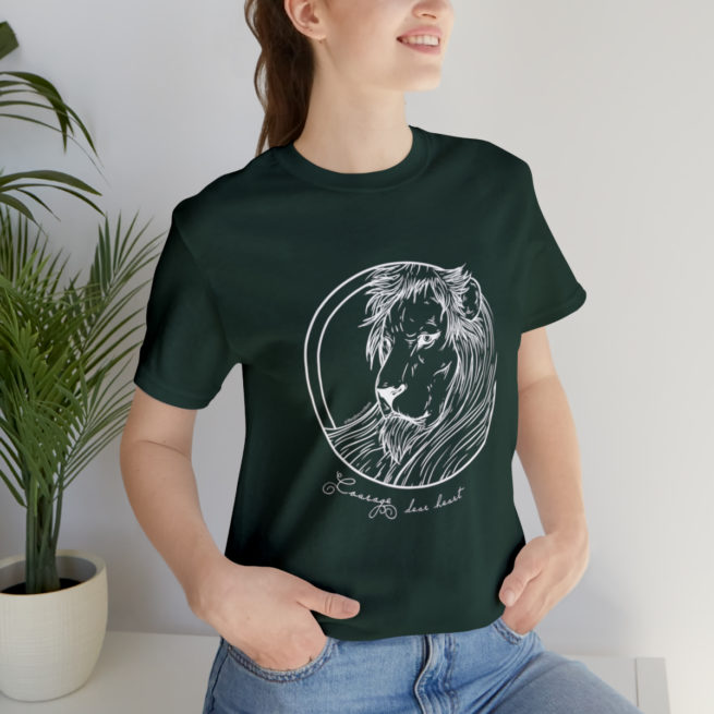 Courage Dear Heart Narnia Writer and Author T-shirt - Image 93