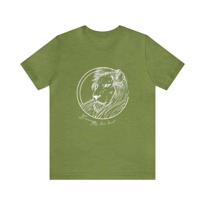 Courage Dear Heart Narnia Writer and Author T-shirt - Image 49