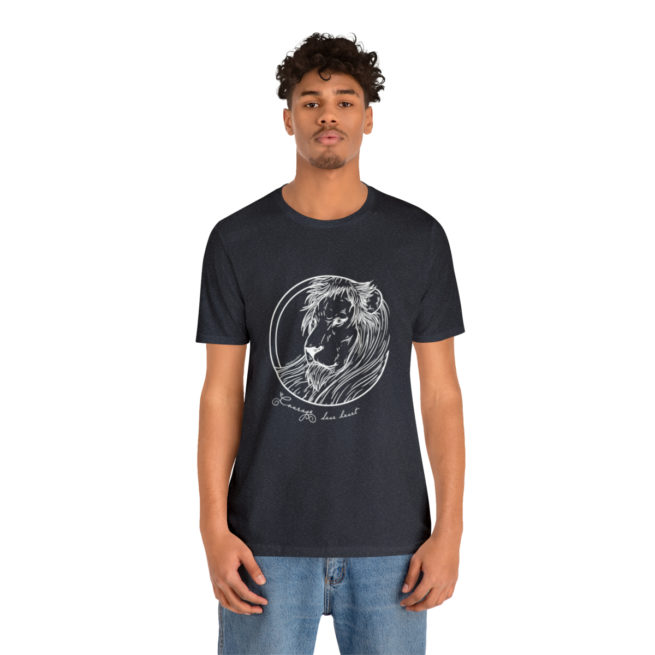 Courage Dear Heart Narnia Writer and Author T-shirt - Image 148