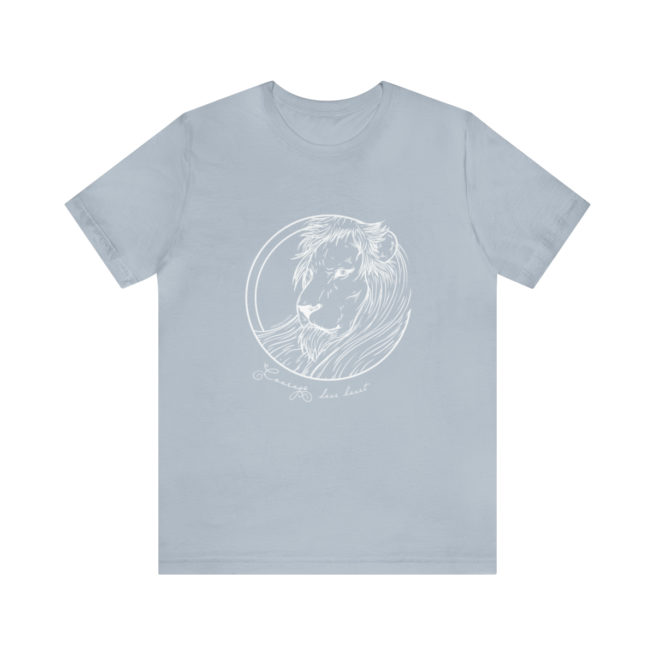 Courage Dear Heart Narnia Writer and Author T-shirt - Image 109