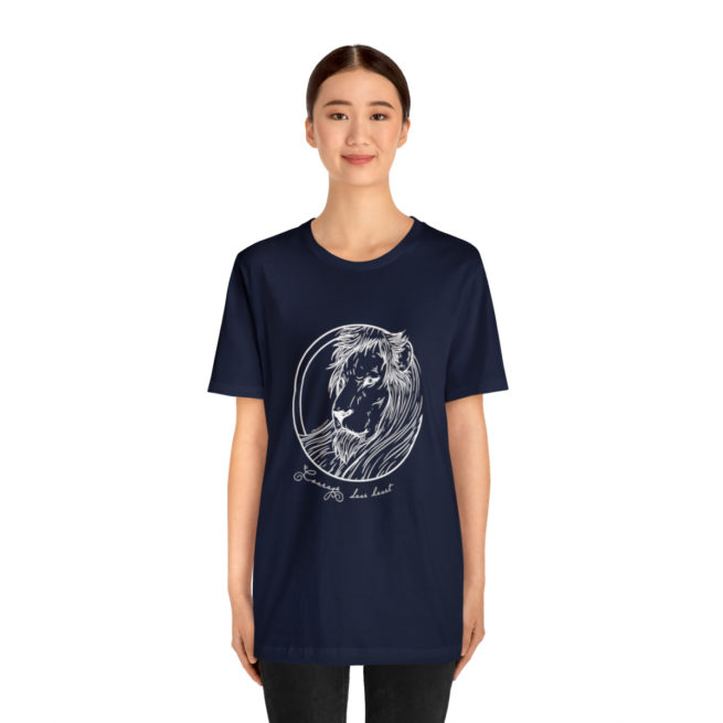 Courage Dear Heart Narnia Writer and Author T-shirt - Image 159