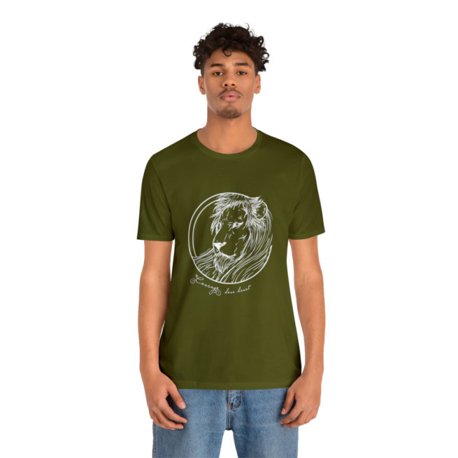 Courage Dear Heart Narnia Writer and Author T-shirt - Image 76