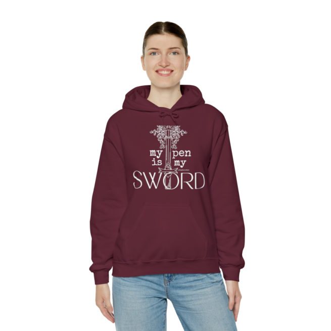 My Pen is My Sword writing/author sweatshirt - Image 16