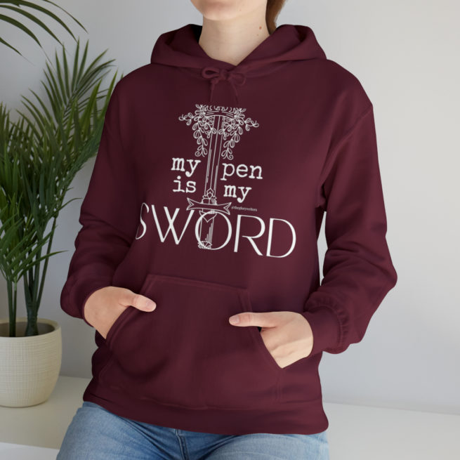 My Pen is My Sword writing/author sweatshirt - Image 18