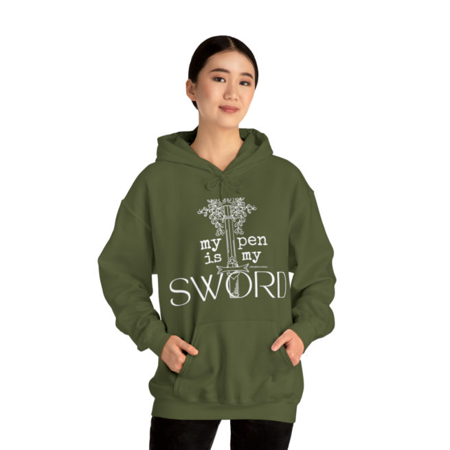 My Pen is My Sword writing/author sweatshirt - Image 23