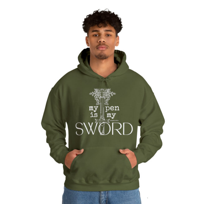 My Pen is My Sword writing/author sweatshirt - Image 24