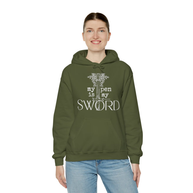 My Pen is My Sword writing/author sweatshirt - Image 25