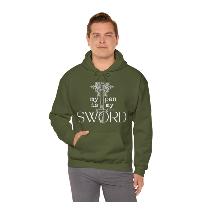 My Pen is My Sword writing/author sweatshirt - Image 26