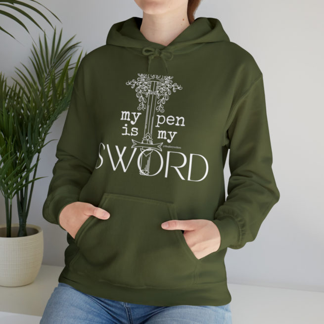 My Pen is My Sword writing/author sweatshirt - Image 27