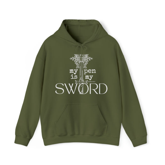 My Pen is My Sword writing/author sweatshirt - Image 19