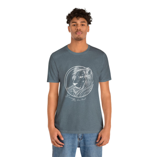 Courage Dear Heart Narnia Writer and Author T-shirt - Image 136
