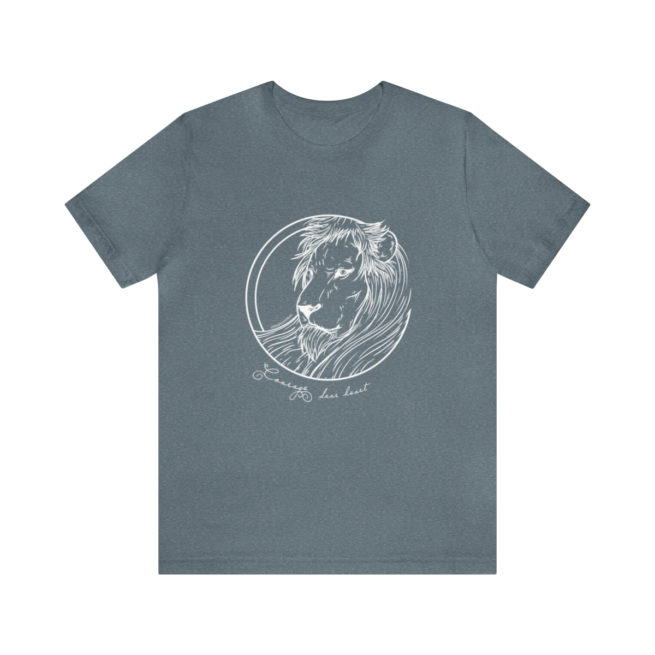 Courage Dear Heart Narnia Writer and Author T-shirt - Image 133