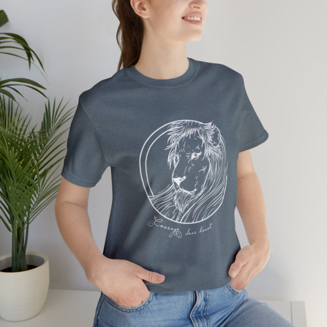 Courage Dear Heart Narnia Writer and Author T-shirt - Image 141