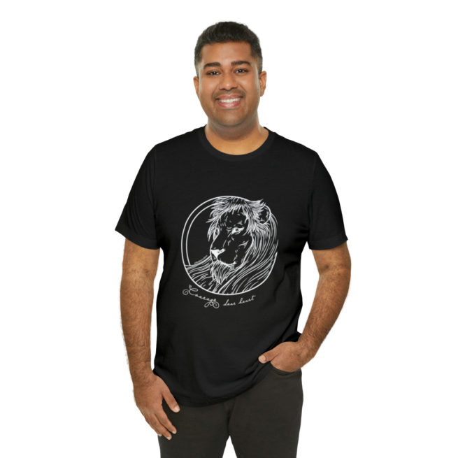 Courage Dear Heart Narnia Writer and Author T-shirt - Image 8