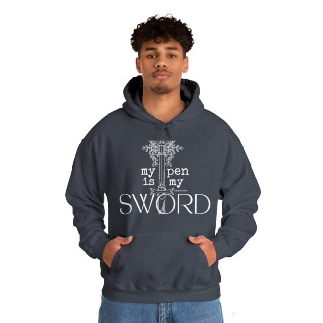 My Pen is My Sword writing/author sweatshirt - Image 51